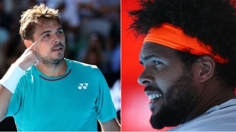 Wawrinka y Tsonga, surrealista discusi&oacute;n en Australia