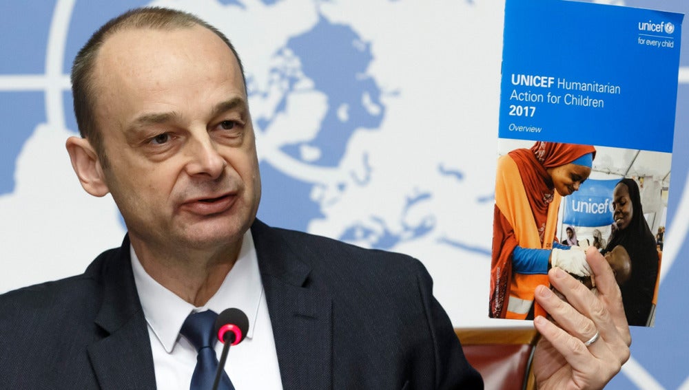 El director de programas de Emergencia de UNICEF, Manuel Fontaine