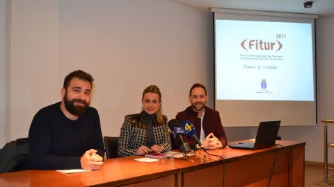 La alcaldesa, Tania Ba&ntilde;os, el concejal de Turismo y segundo teniente de alcalde, Jordi Juli&agrave;, y el consejero delegado de Emsevall, Jorge Garc&iacute;a, han presentado estos datos.