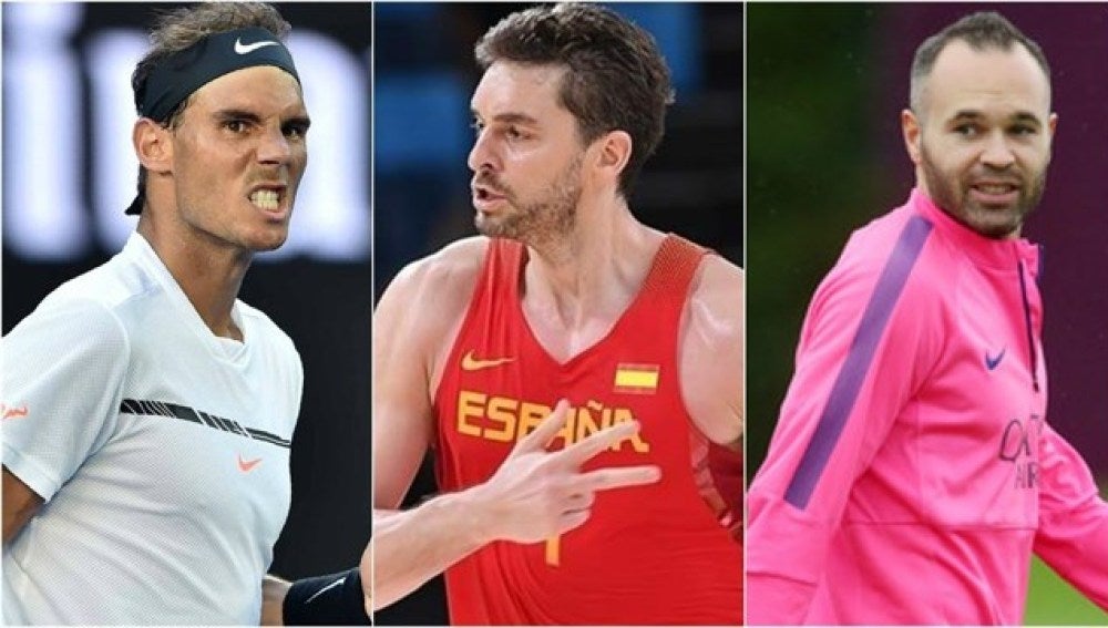 Nadal, Gasol e Iniesta, deportistas con mejor imagen 2016