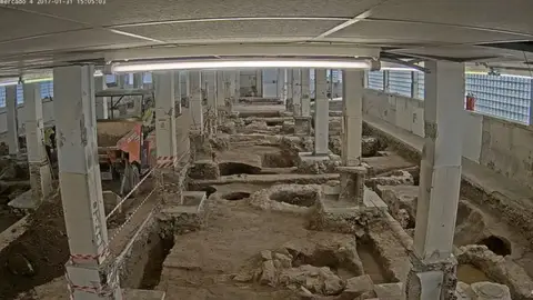 Estado de la excavación arqueoógica en el Mercado Central de Elche. Patrimonio