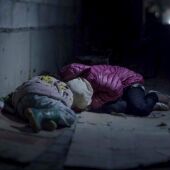 El descanso de los niños refugiados