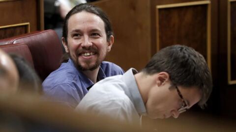 Pablo Iglesias e &Iacute;&ntilde;igo Errej&oacute;n