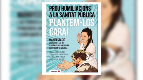Cartel de Endavant, organizaci&oacute;n integrada en la CUP