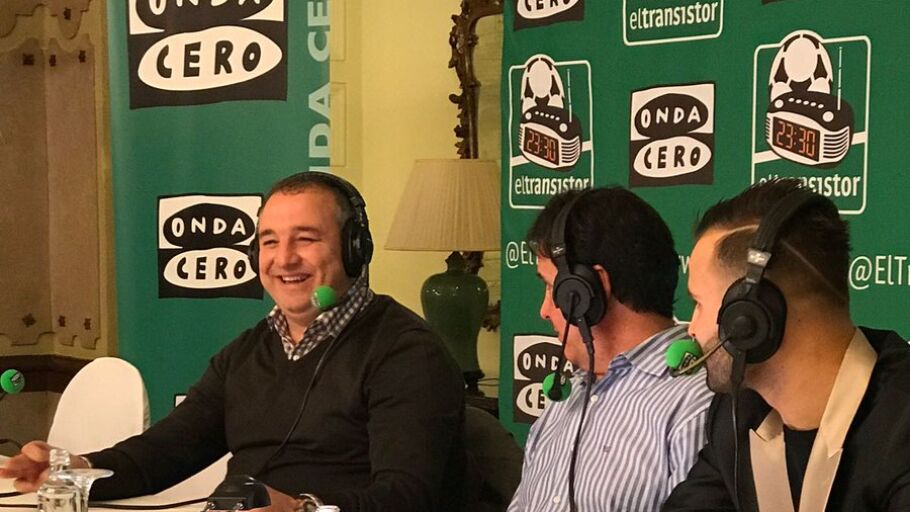 Miguel &Aacute;ngel Ram&iacute;rez, presidente de Las Palmas, en El Transistor con Jes&eacute;