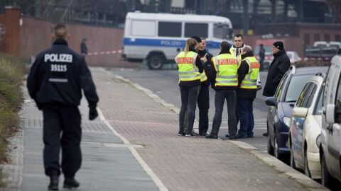 Agentes de la polic&iacute;a alemana