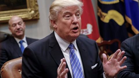 El presidente de EEUU, Donald Trump