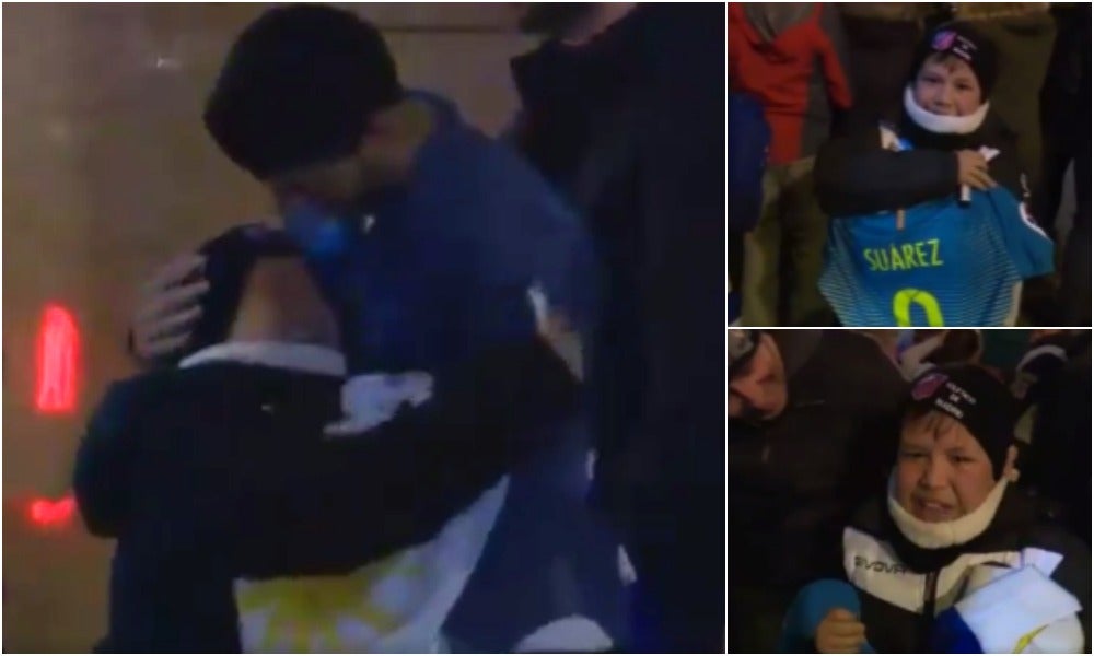 El precioso gesto de Luis Suárez que dejó a un niño entre lágrimas El precioso gesto de Luis Suárez que dejó a un niño entre lágrimas