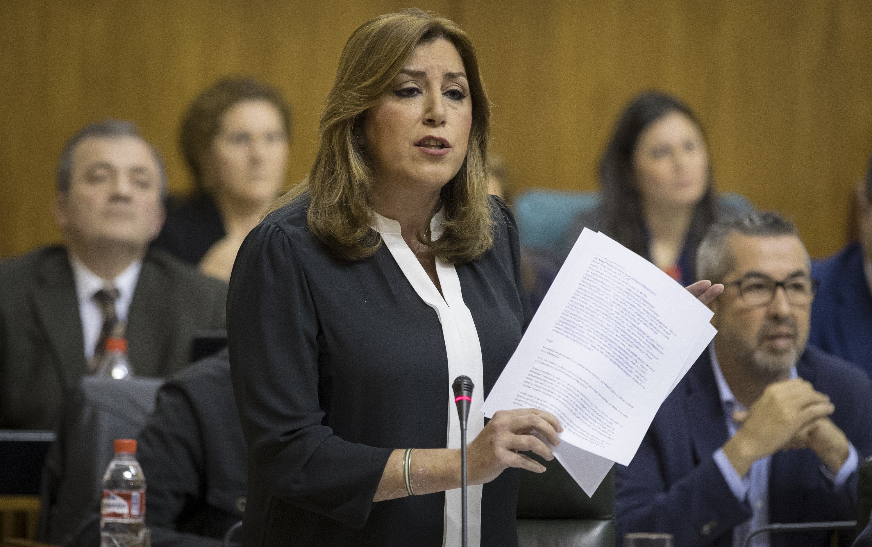 Susana Díaz pide "explicaciones urgentes" al Gobierno por el "atropello" de "eliminar fiscales incómodos" Susana Díaz pide "explicaciones urgentes" al Gobierno por el "atropello" de "eliminar fiscales incómodos"