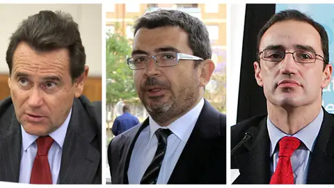 Los tres altos cargos detenidos Los tres altos cargos detenidos