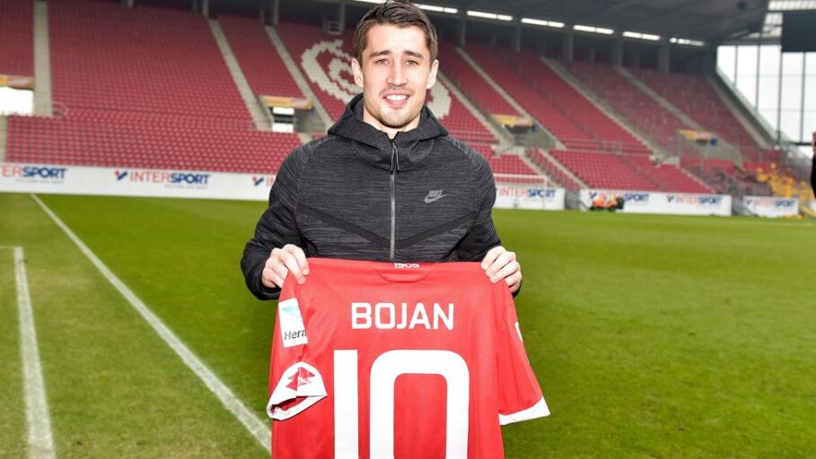 El delantero del Mainz 05, Bojan Krkic. 