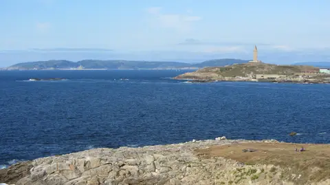 Vistas generales de la cantera histórica del leucogranito de San Pedro en Penaboa (A Coruña). DMFL. Vistas generales de la cantera histórica del leucogranito de San Pedro en Penaboa (A Coruña). DMFL.