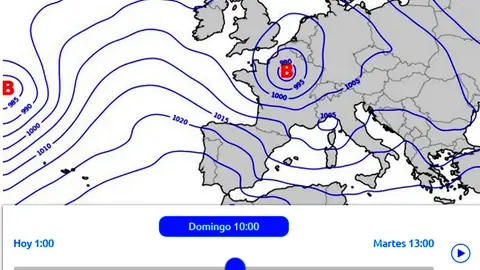 Previsión para el fin de semana .