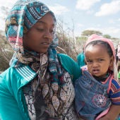 Madre y niño en Etiopia
