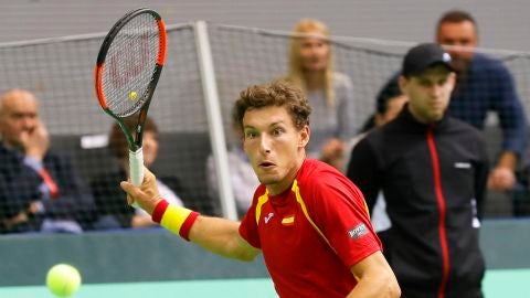 Pablo Carre&ntilde;o durante el partido