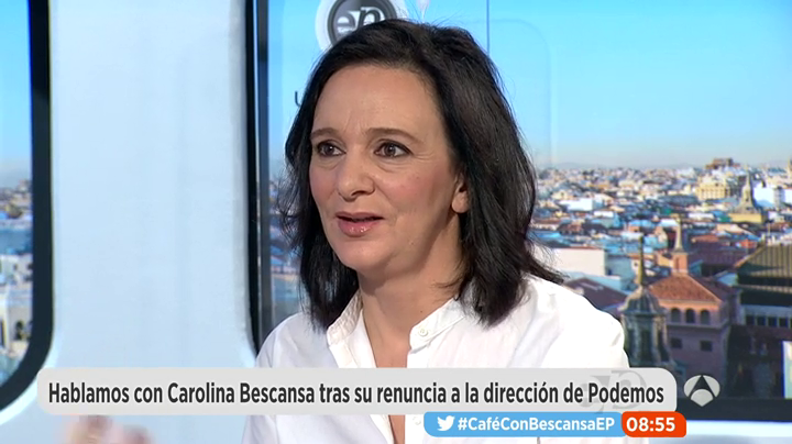 Carolina Bescansa: "Podemos tiene una crisis de crecimiento" Carolina Bescansa: "Podemos tiene una crisis de crecimiento"