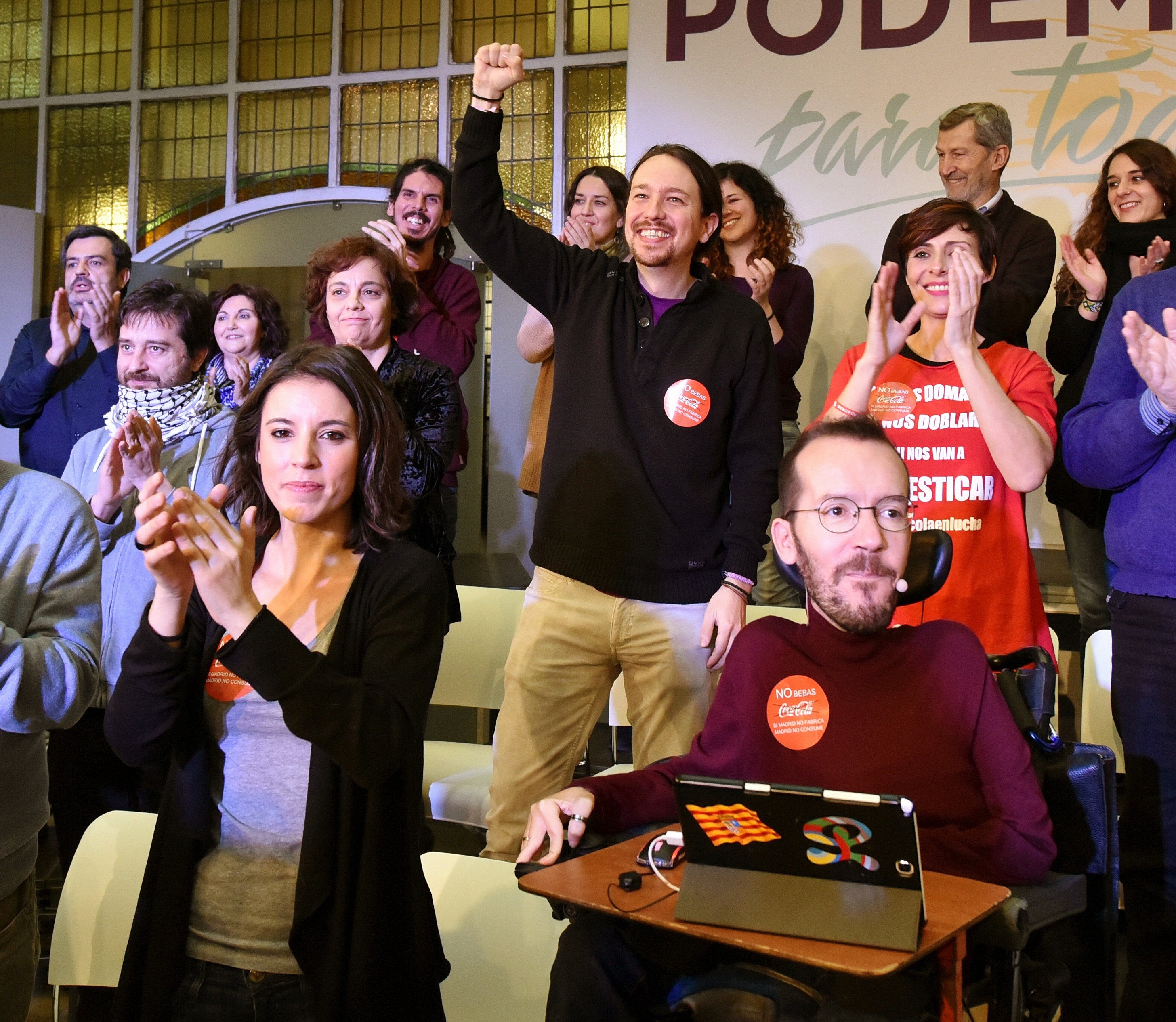 Pablo Iglesias avisa a Errejón: "Transversalidad no es parecerse a los viejos partidos" Pablo Iglesias avisa a Errejón: "Transversalidad no es parecerse a los viejos partidos"