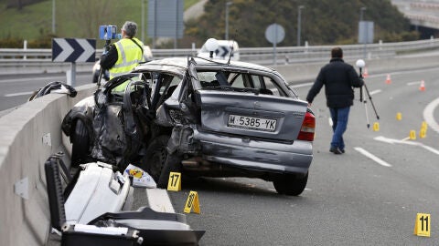 Accidente de tr&aacute;fico en Guip&uacute;zcoa