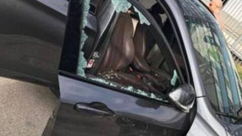 As&iacute; acab&oacute; el coche en el que viajaba Luca Toni