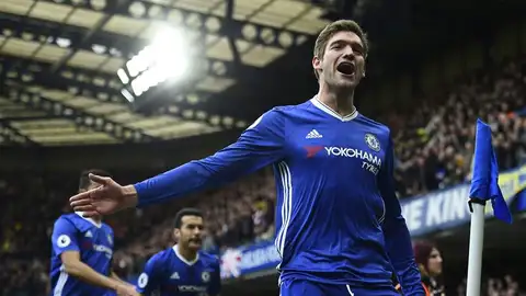 El lateral del Chelsea, Marcos Alonso. El lateral del Chelsea, Marcos Alonso.