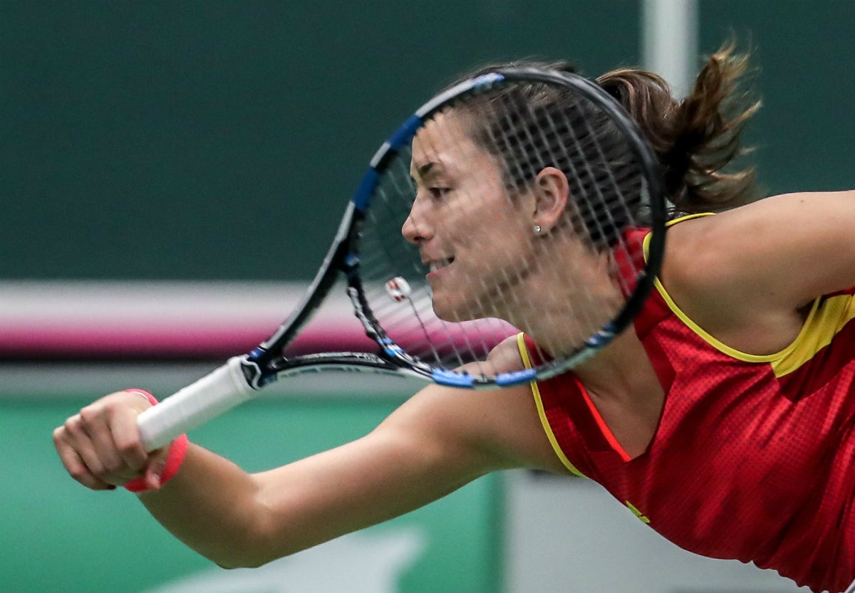 Pliskova acaba con la racha de imbatibilidad de Muruguza en la Copa Federación Pliskova acaba con la racha de imbatibilidad de Muruguza en la Copa Federación