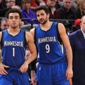 Ricky Rubio sale a pista en el partido de los Minnesota Timberwolves Ricky Rubio sale a pista en el partido de los Minnesota Timberwolves