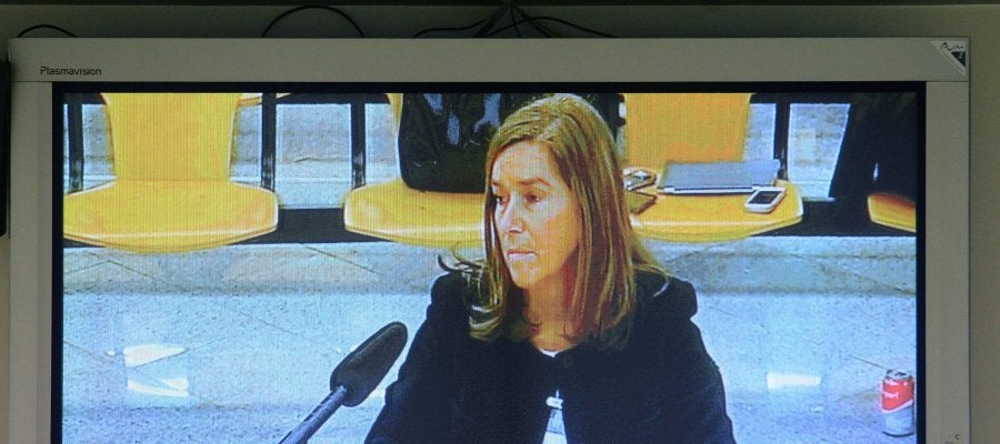 Ana Mato durante su declaración Ana Mato durante su declaración