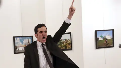 El asesino del embajador ruso en Turquía El asesino del embajador ruso en Turquía
