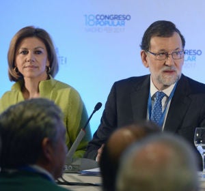 Cospedal, Rajoy y Maillo Cospedal, Rajoy y Maillo