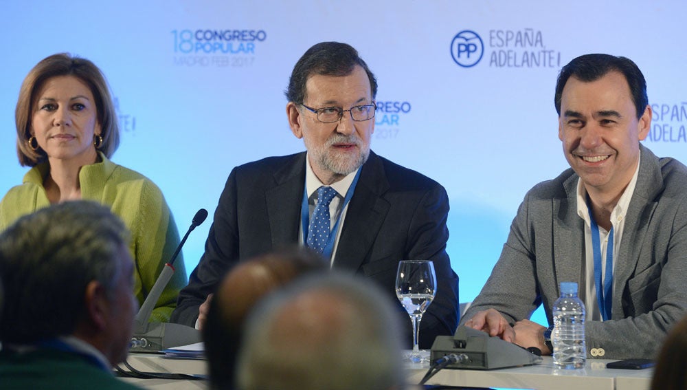 Cospedal, Rajoy y Maillo