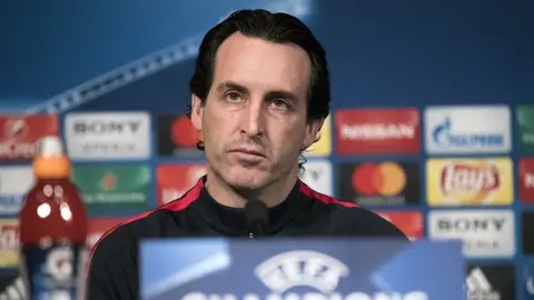 Unai Emery, en rueda de prensa Unai Emery, en rueda de prensa