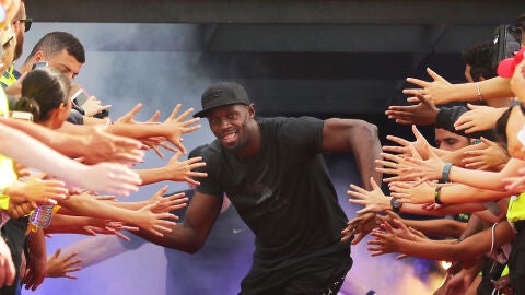 Usain Bolt, en un acto en Melbourne