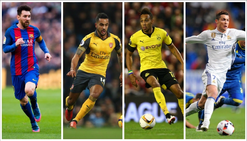 Un estudio desvela los diez futbolistas más rápidos del mundo Un estudio desvela los diez futbolistas más rápidos del mundo