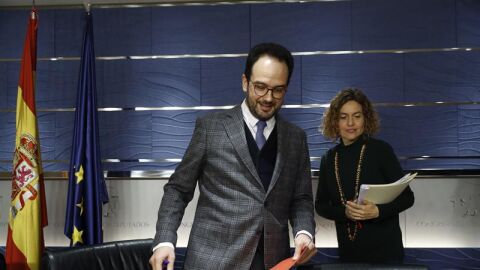 Antonio Hernando y Meritxell Batet