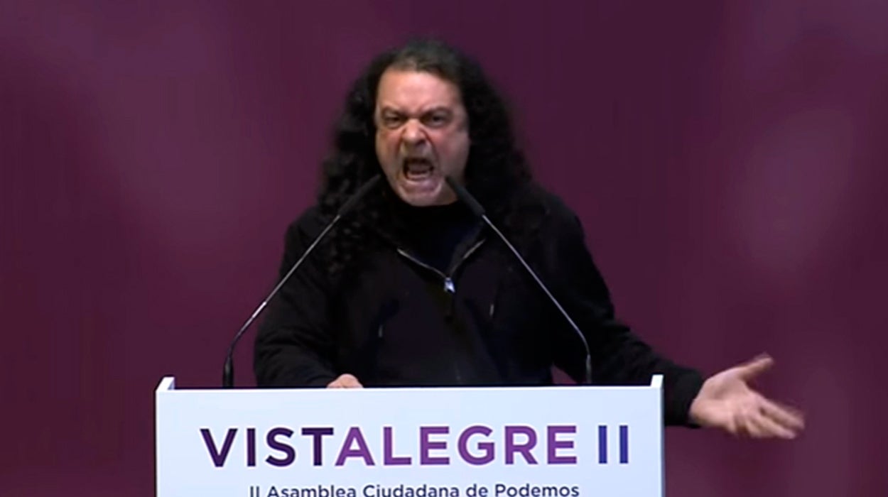 Amón indulta a Fernando Barredo: "Su actuación en Vistalegre es el mayor hito mediático-político del año" Amón indulta a Fernando Barredo: "Su actuación en Vistalegre es el mayor hito mediático-político del año"