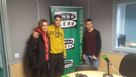 Alejandro, Sergio y &Aacute;ngel.