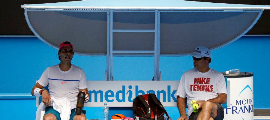 Toni Nadal, junto a Rafa Nadal Toni Nadal, junto a Rafa Nadal