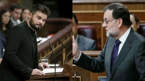 Gabriel Rufi&aacute;n y Rajoy en el Congreso