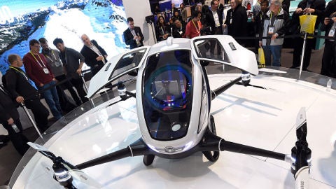 Taxis voladores en Dubai