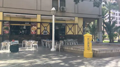 Zona en la que el PP ha denunciado la tala de árboles. Árboles