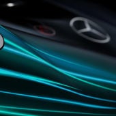 El lateral del nuevo Mercedes W08
