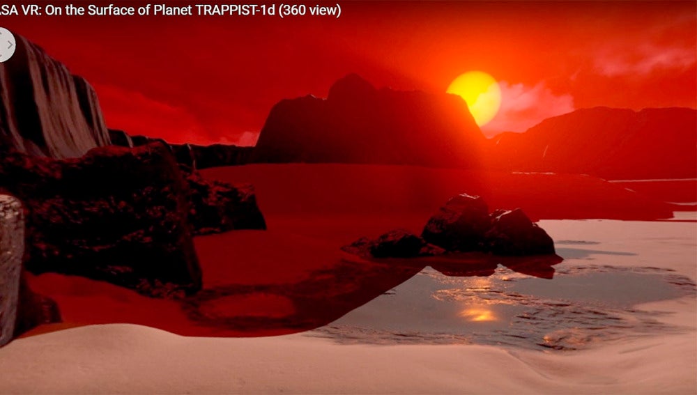 Así es uno de los exoplanetas descubiertos por la NASA