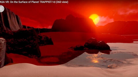 As&iacute; es uno de los exoplanetas descubiertos por la NASA
