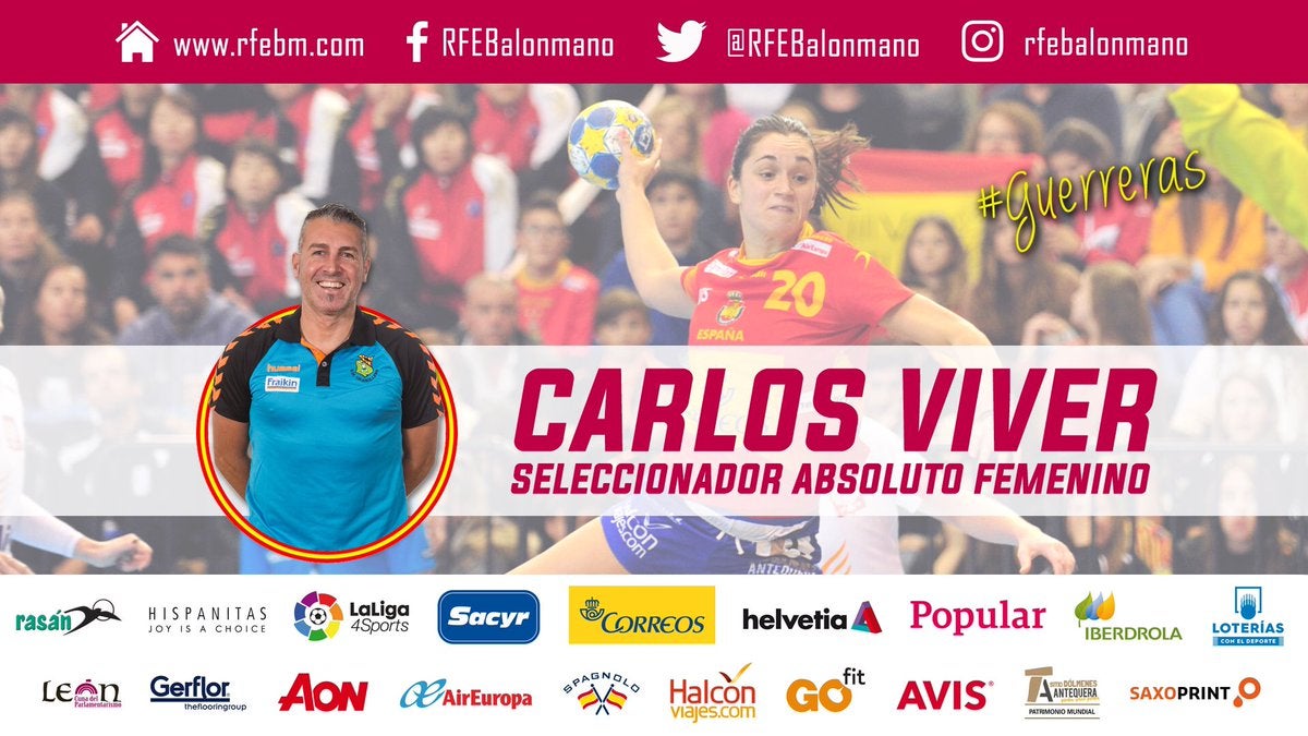 Carlos Viver, nombrado seleccionador de la selección de balonmano femenino Carlos Viver, nombrado seleccionador de la selección de balonmano femenino