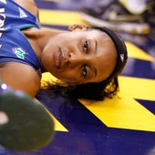 Candice Wiggins, durante un partido Candice Wiggins, durante un partido