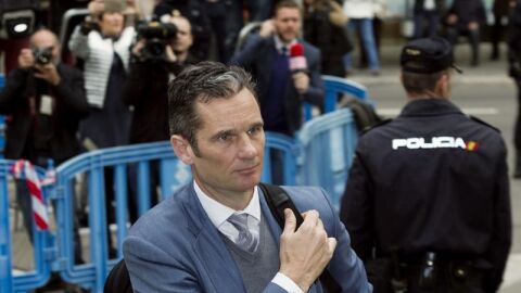Urdangarin llega a la Audiencia de Palma