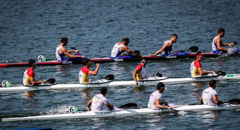 La expedición de directivos de la Federación de Piragüismo a Río de Janeiro La expedición de directivos de la Federación de Piragüismo a Río de Janeiro
