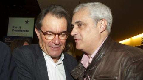 Artur Mas, en un acto del Partido Dem&oacute;crata Catal&aacute;n