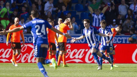 El centrocampista del Deportivo Alav&eacute;s, Ibai G&oacute;mez.