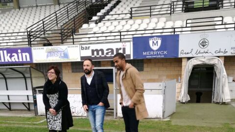 Thaylor Lubanzadio, jugador del Real Uni&oacute;n de Irun